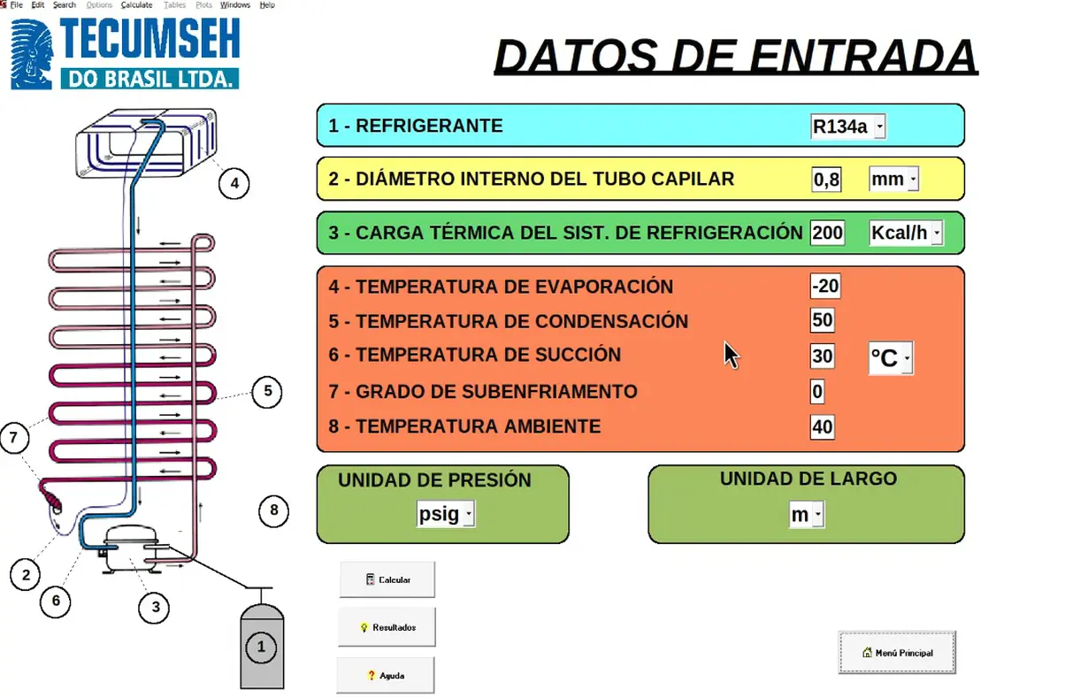 Hoja de entrada de datos