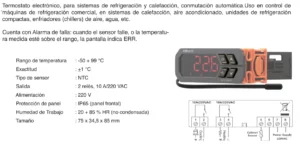 Otro termostato básico de empotrar