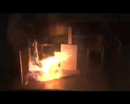 Incendio del refrigerante R1234yf Concentración muy alta