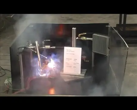 Test de inflamación a 800º C Test de inflamación a 800º C
