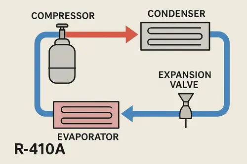 Esquema frigorífico básico Esquema básico