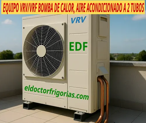 VRV bomba de calor y aire acondicionado